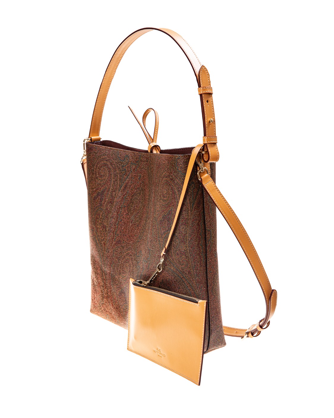 shop ETRO  Borsa: Etro Borsa shopping realizzata nell'iconico tessuto Paisley jacquard con dettagli in pelle.
Al suo interno la borsa rivela una pochette a contrasto.
Composizione Esterno: Tessuto di cotone Paisley jacquard spalmato con grana opaca e doppiato in tela.
Finiture: 100% pelle di vitello.
Fodera: 66% cotone, 34% poliestere.
Manici regolabili (altezza: 26 cm).
Tracolla removibile.
Chiusura con laccetto.
Mini pochette removibile.
Accessori metallici con finitura color palladio.
Dimensioni: 30 x 32,5 x 8,5 cm.
Made in Italy.. 0N654 8010-0600 number 7784412